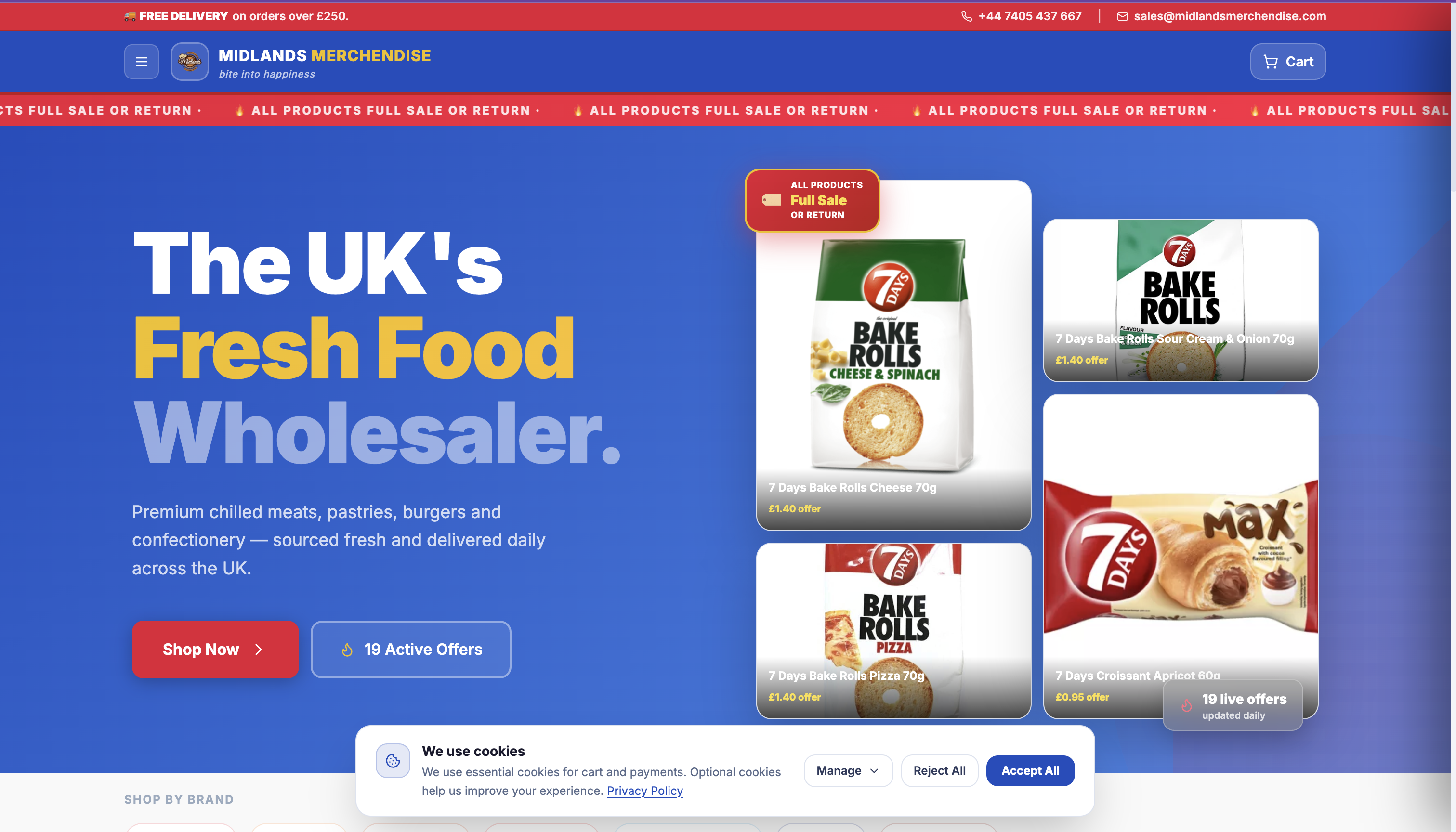 Wholsale Grocery Store Online Ordering System